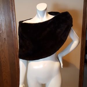 Faux fur wrap